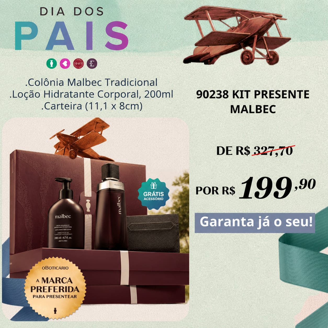 Kit Presente Malbec Tradicional